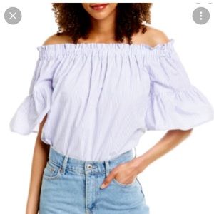 NWT Kate Spade Brooke Street off the shoulder top